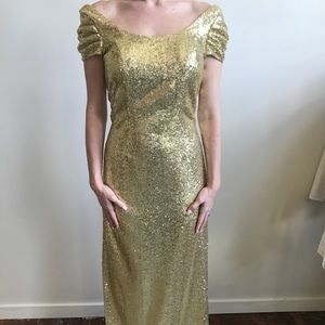 Gold Formal Dress